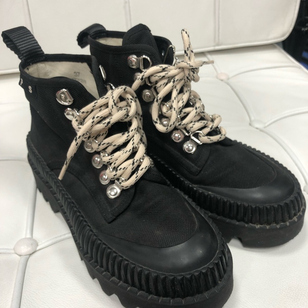 PROENZA Shouler Canvas Combat Boots